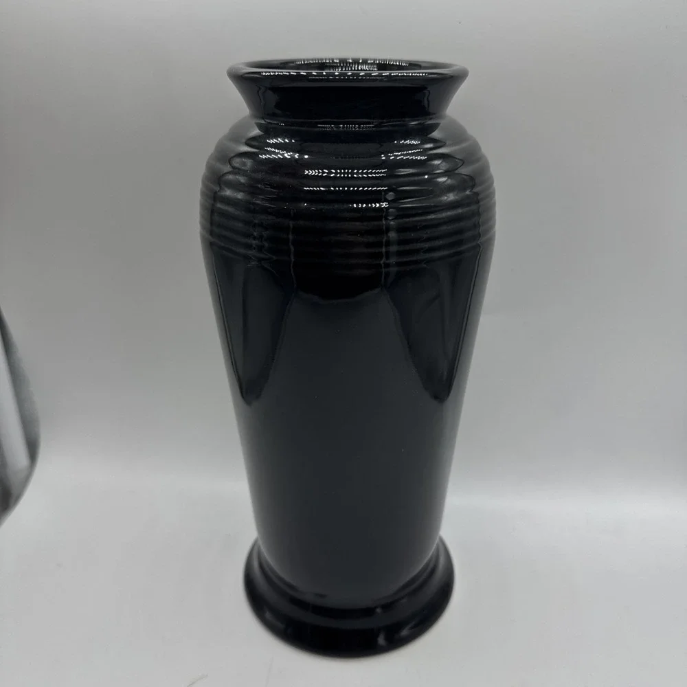 Fiesta Monarch Vase Black New Excellent Beautiful 50 Ounces